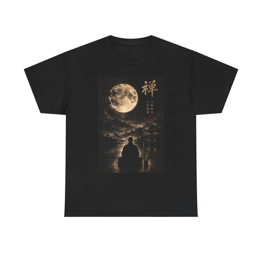 FUJI NOIR - "Zen journal" Cyberpunk Neon Unisex Heavy Cotton Tee