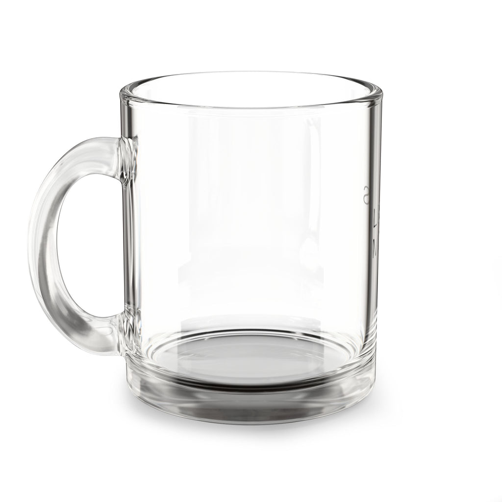 Less Is More Glass Mug | Minimalist Clear Coffee Cup