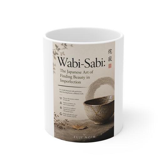 Wabi-Sabi Mug – The Japanese Art of Finding Beauty in Imperfection (11 oz)