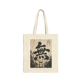 Japanese Kanji 'Mu' Canvas Tote Bag — Zen Calligraphy Torii Mountain Design