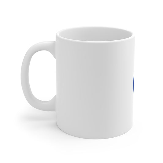 Blue Dot Mug | Minimalist Circle Design