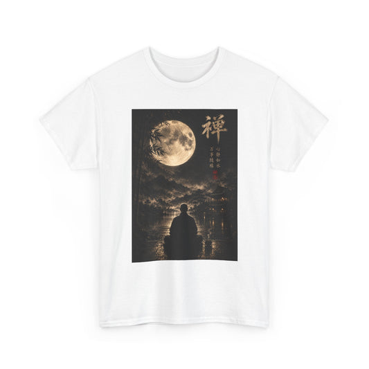 FUJI NOIR - "Zen journal" Cyberpunk Neon Unisex Heavy Cotton Tee