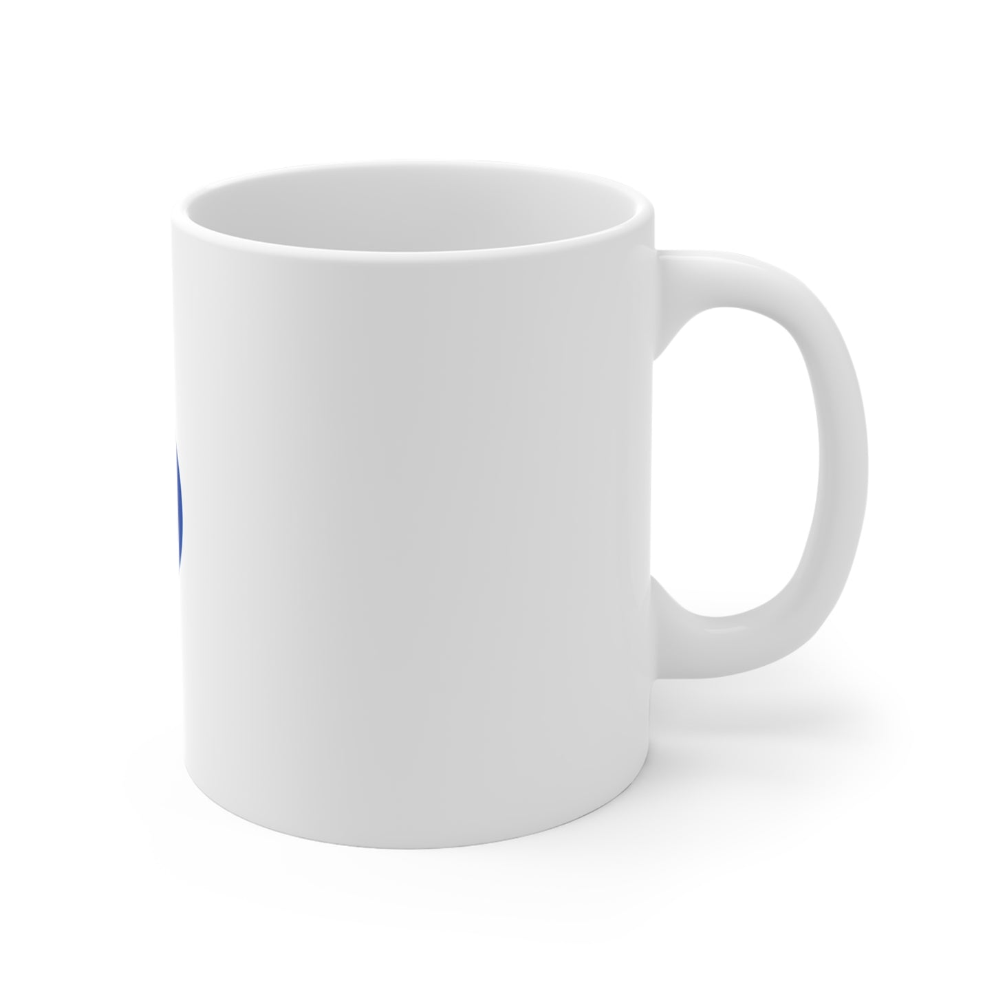Blue Dot Mug | Minimalist Circle Design