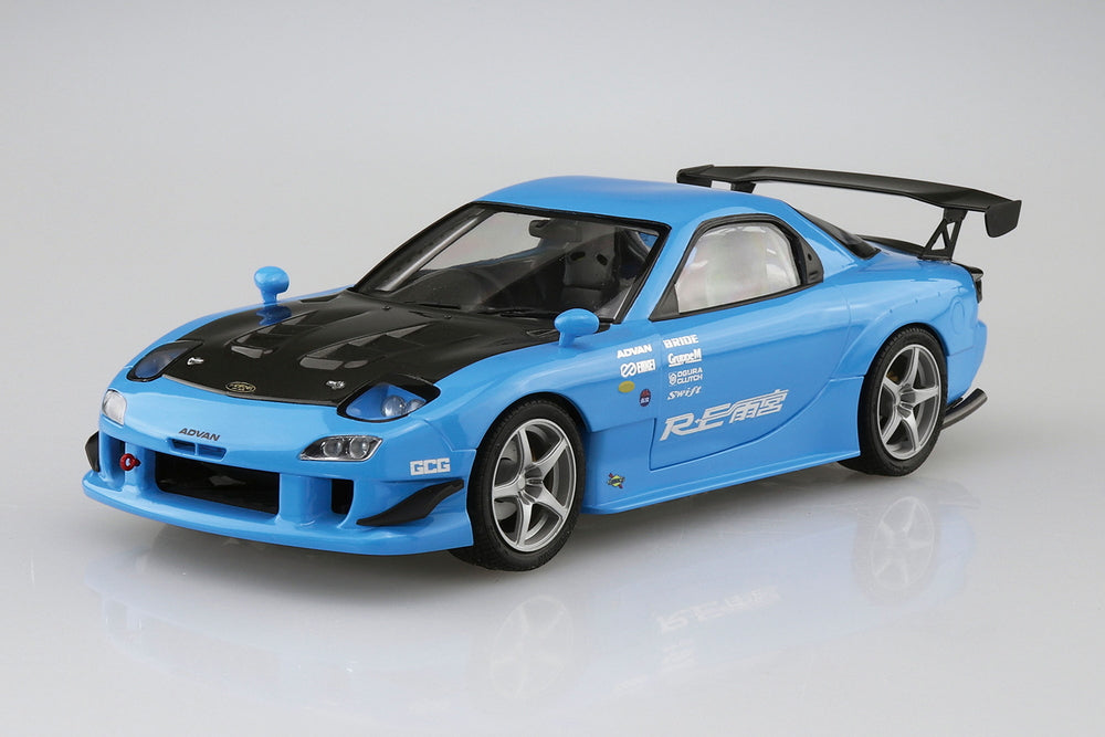 Aoshima 1/24 RE Amemiya Mazda RX-7 FD3S '99 | Rare JDM Tuned Car Model Kit