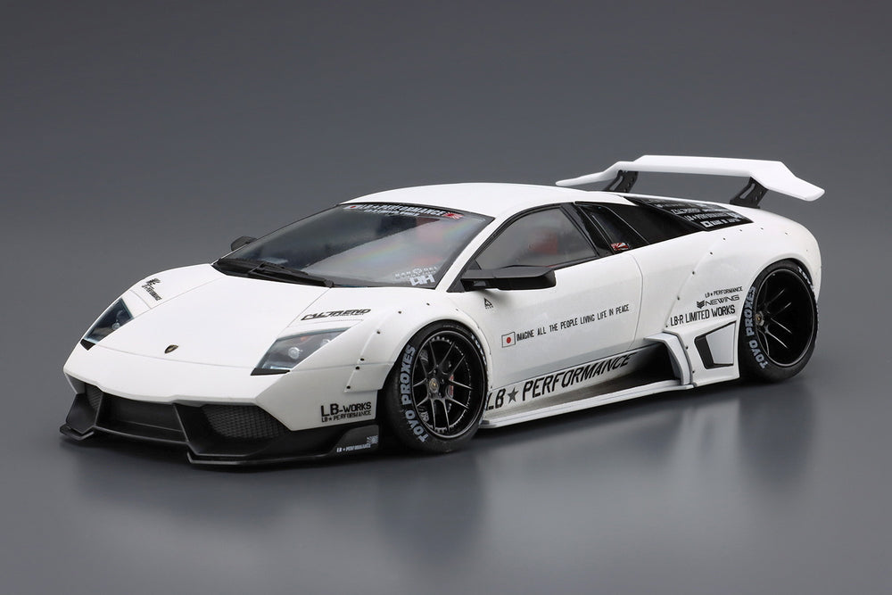 Aoshima 1/24 LB-Works Lamborghini Murcielago Ver.1 Liberty Walk No.20 | Rare JDM Model Kit