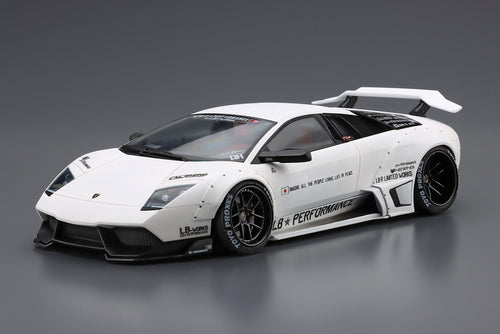 Aoshima 1/24 LB-Works Lamborghini Murcielago Ver.1 Liberty Walk No.20 | Rare JDM Model Kit