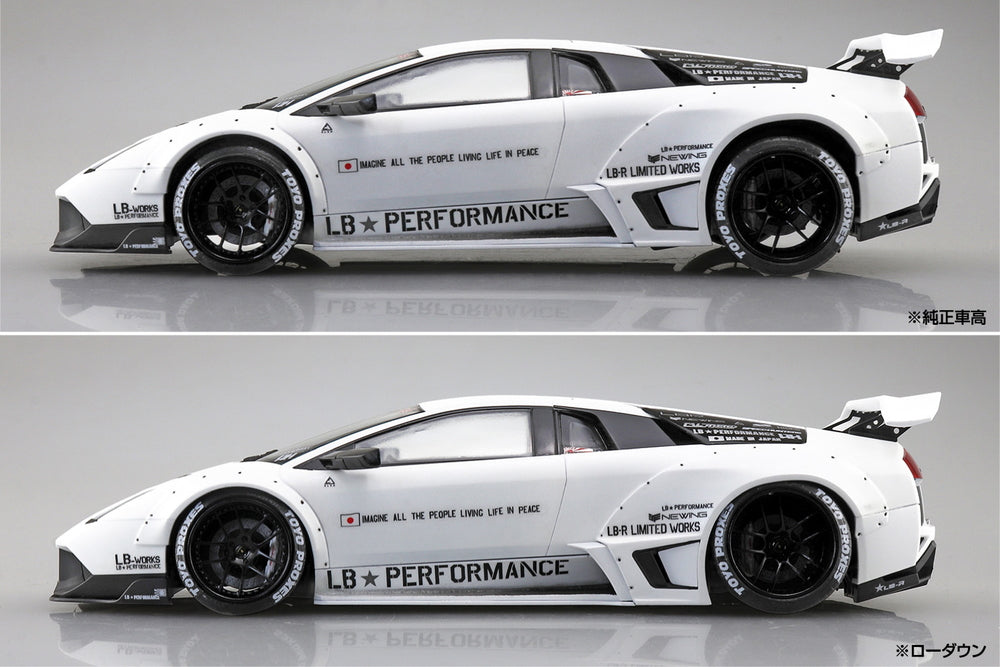 Aoshima 1/24 LB-Works Lamborghini Murcielago Ver.1 Liberty Walk No.20 | Rare JDM Model Kit