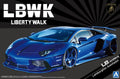 Aoshima 1/24 LB-Works Lamborghini Aventador Ver.2 Liberty Walk No.18 | Rare JDM Model Kit