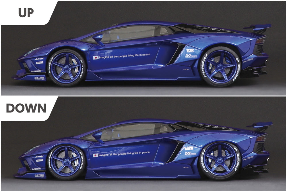 Aoshima 1/24 LB-Works Lamborghini Aventador Ver.2 Liberty Walk No.18 | Rare JDM Model Kit