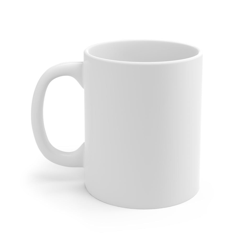 Brushstroke Mountain Landscape Mug — Minimal Japanese Sumi-e Tea Cup