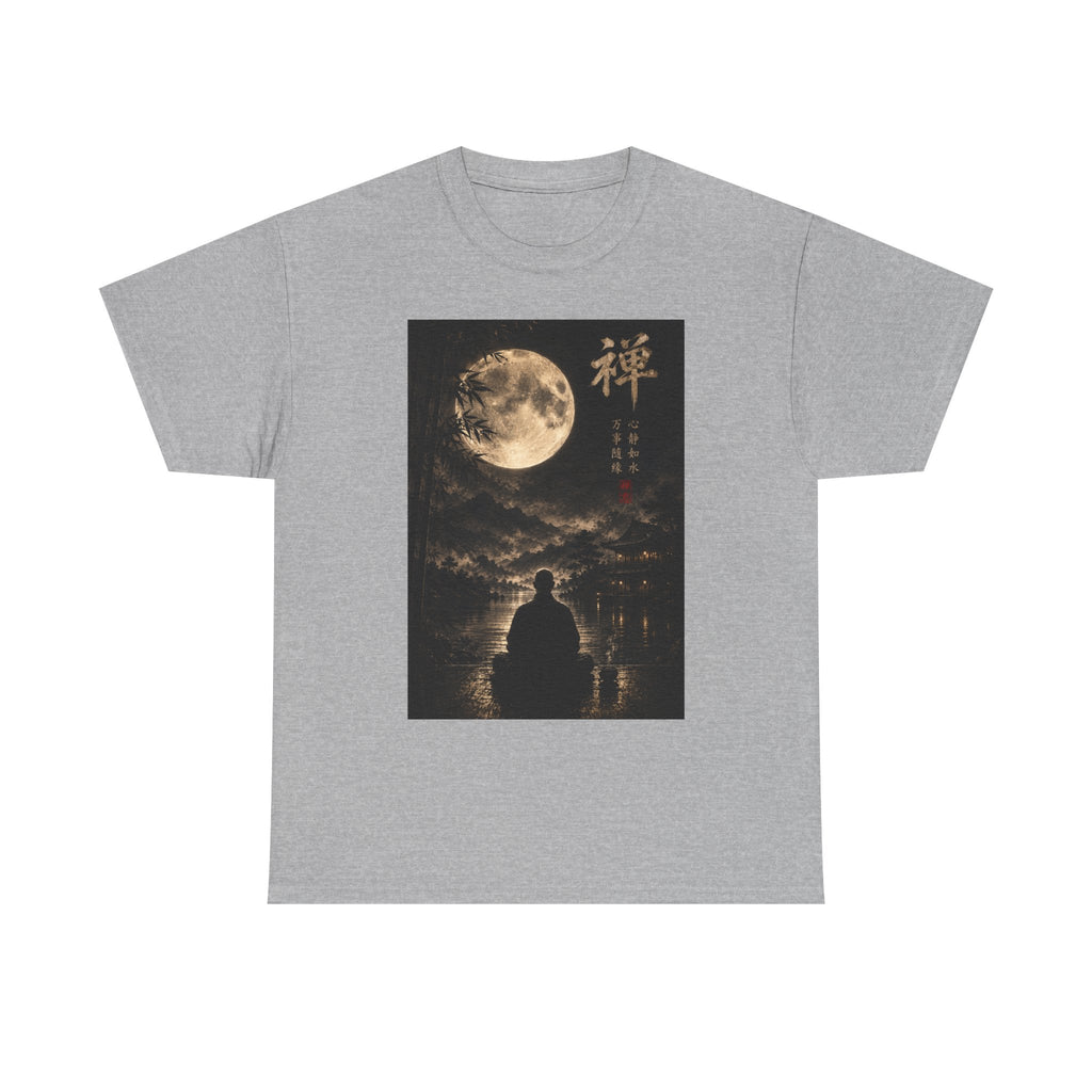 FUJI NOIR - "Zen journal" Cyberpunk Neon Unisex Heavy Cotton Tee