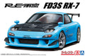 Aoshima 1/24 RE Amemiya Mazda RX-7 FD3S '99 | Rare JDM Tuned Car Model Kit